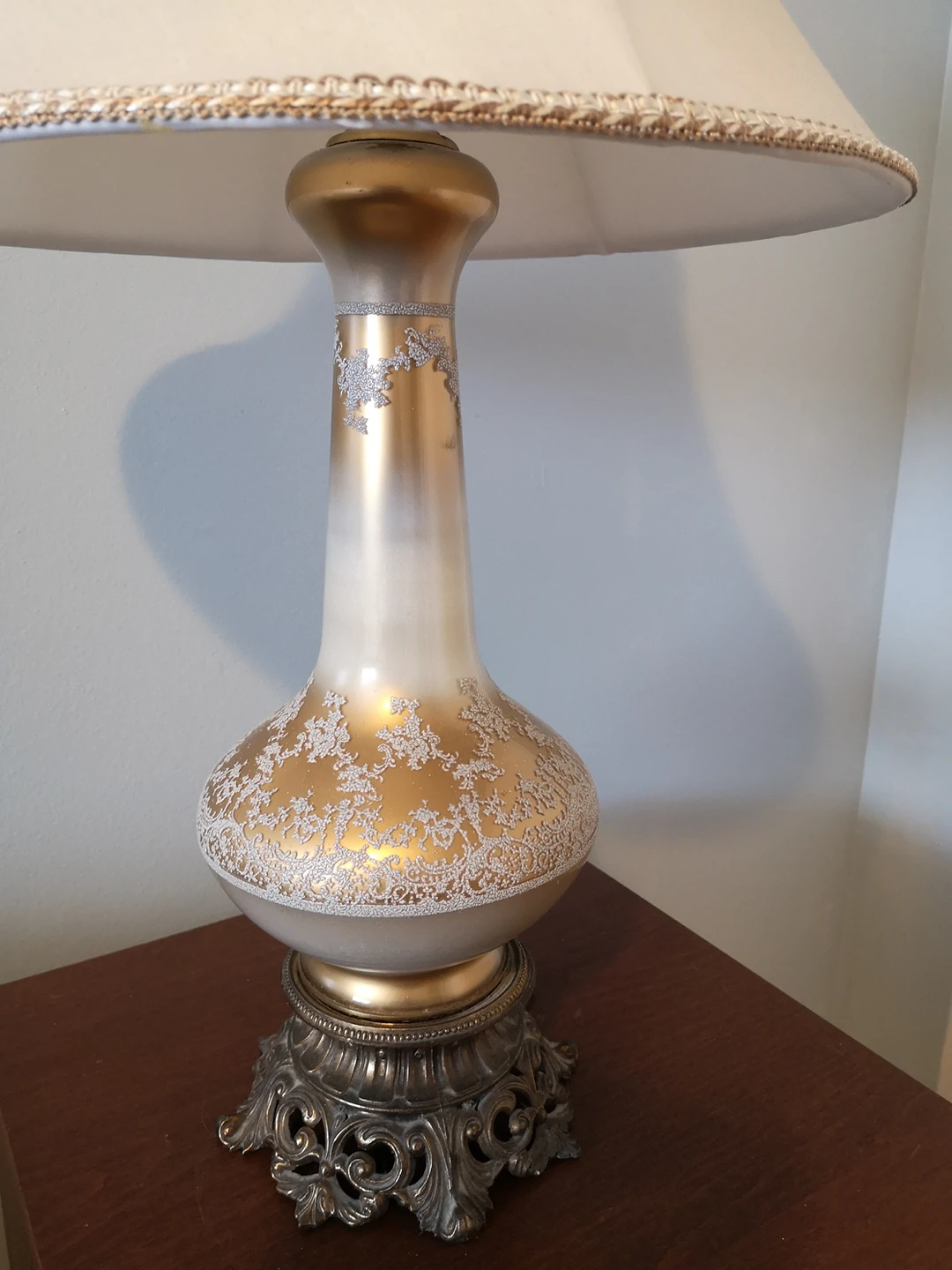 lamp glass and bronze - photo 2