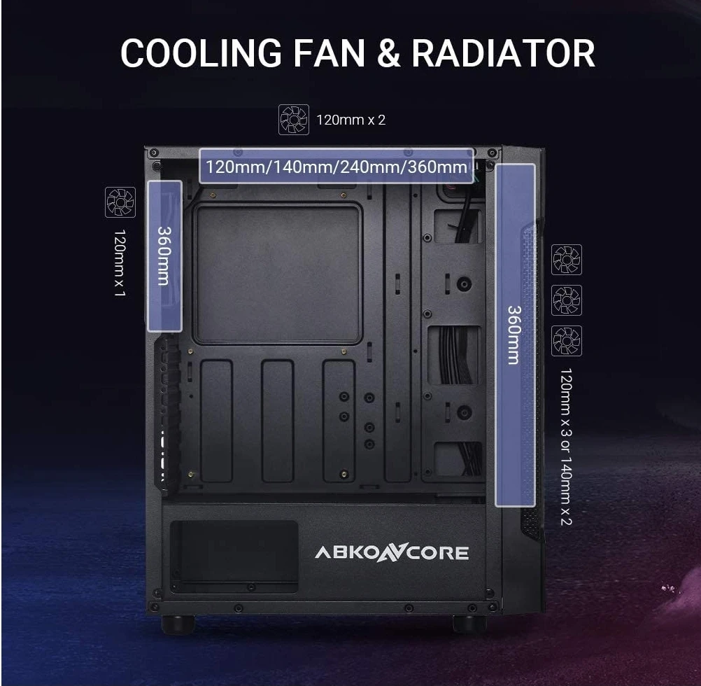 ATX Mid-Tower Gaming PC Case NEW!! - photo 3