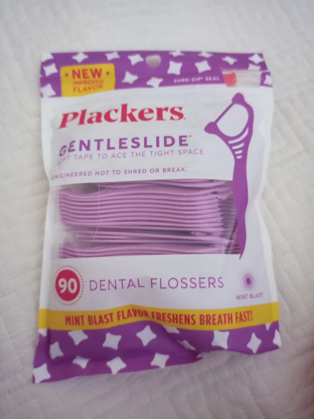 new Plackers Gentleslide Dental Floss Picks