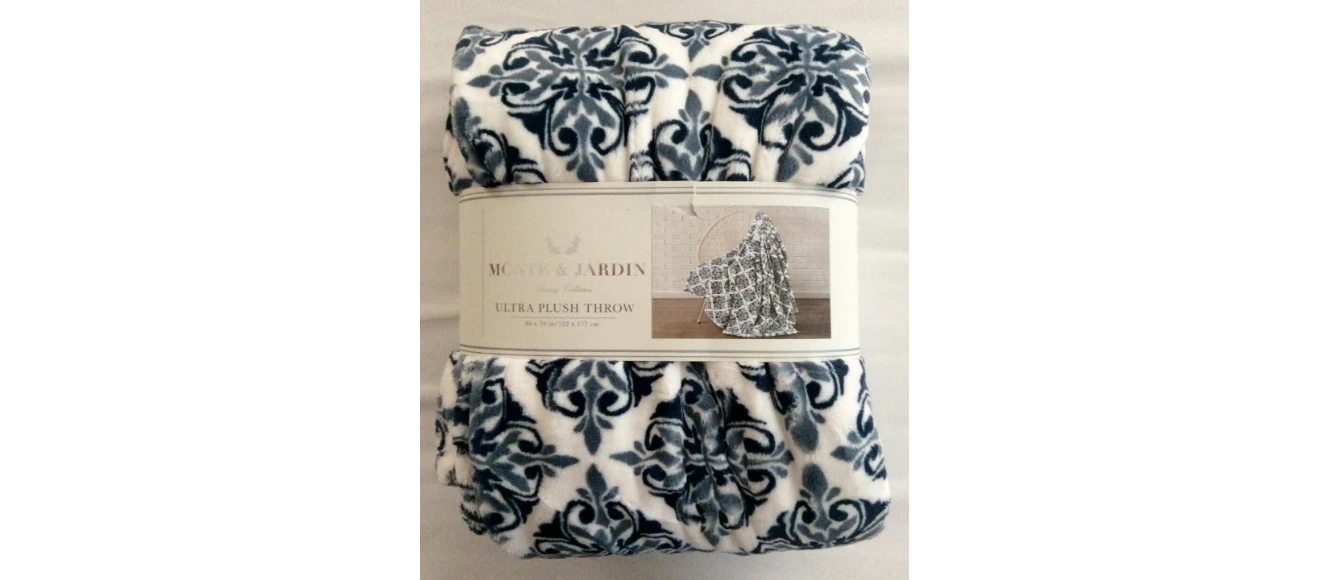 Monte & Jardin Ultra Plush Throw Blanket2 thumbnail