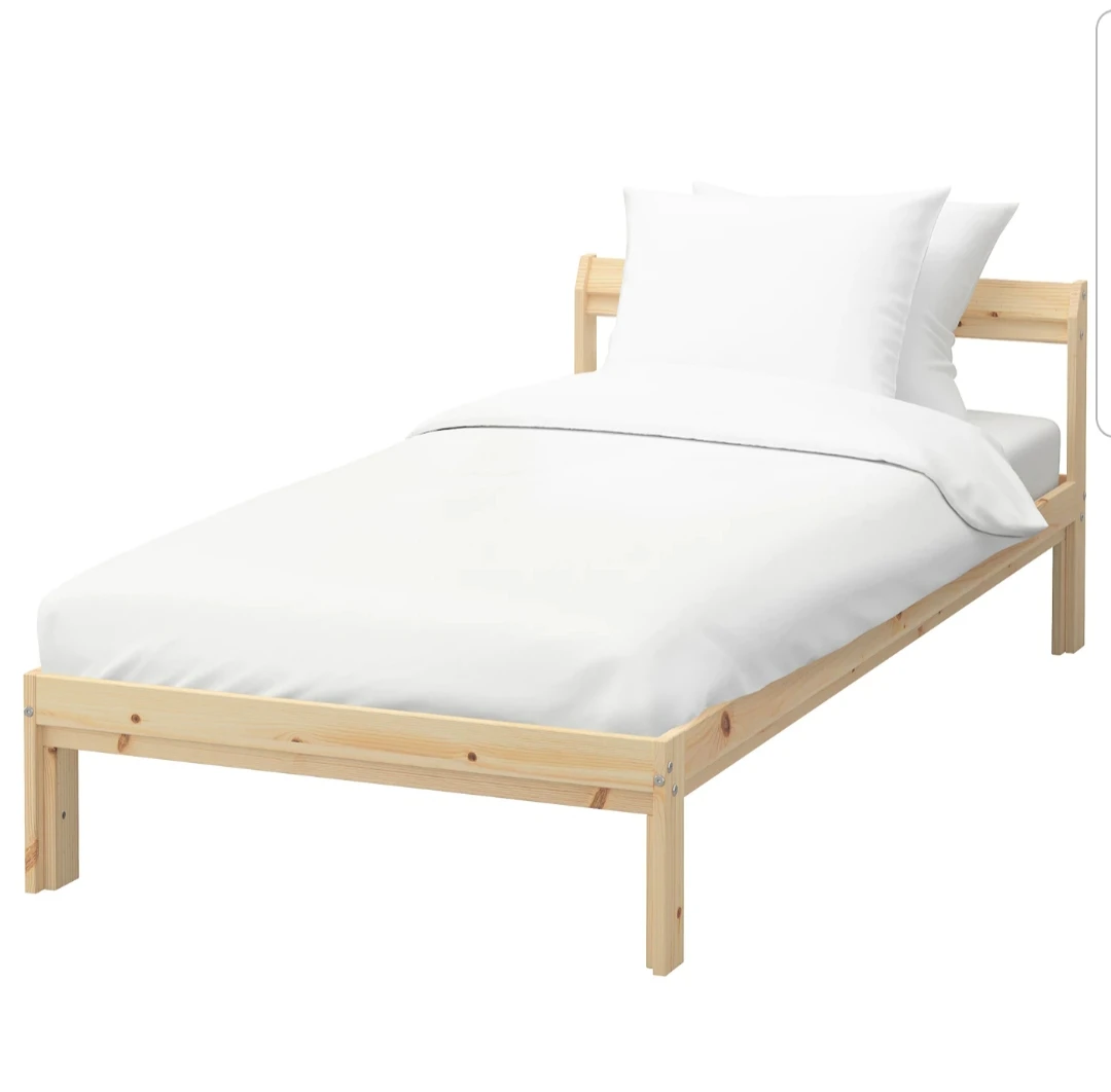 Ikea twin bed with slates
