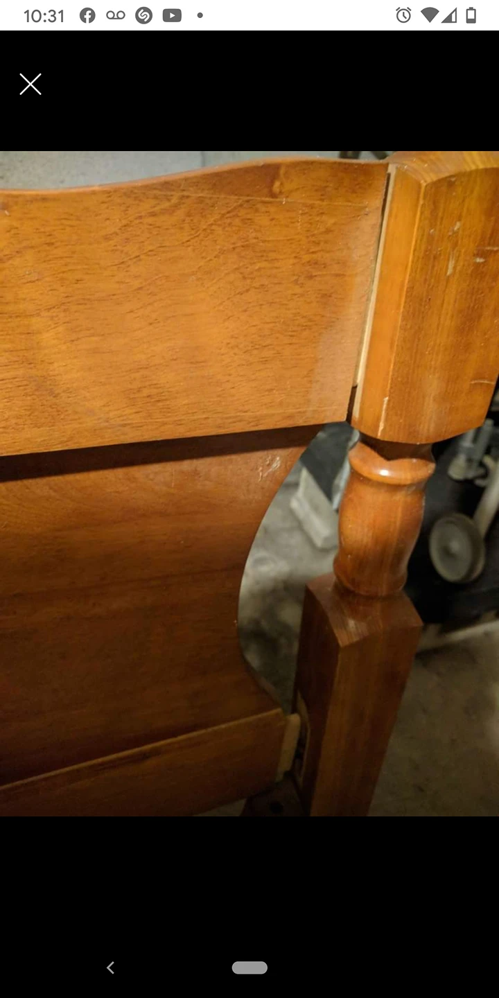 wood headboard - photo 3