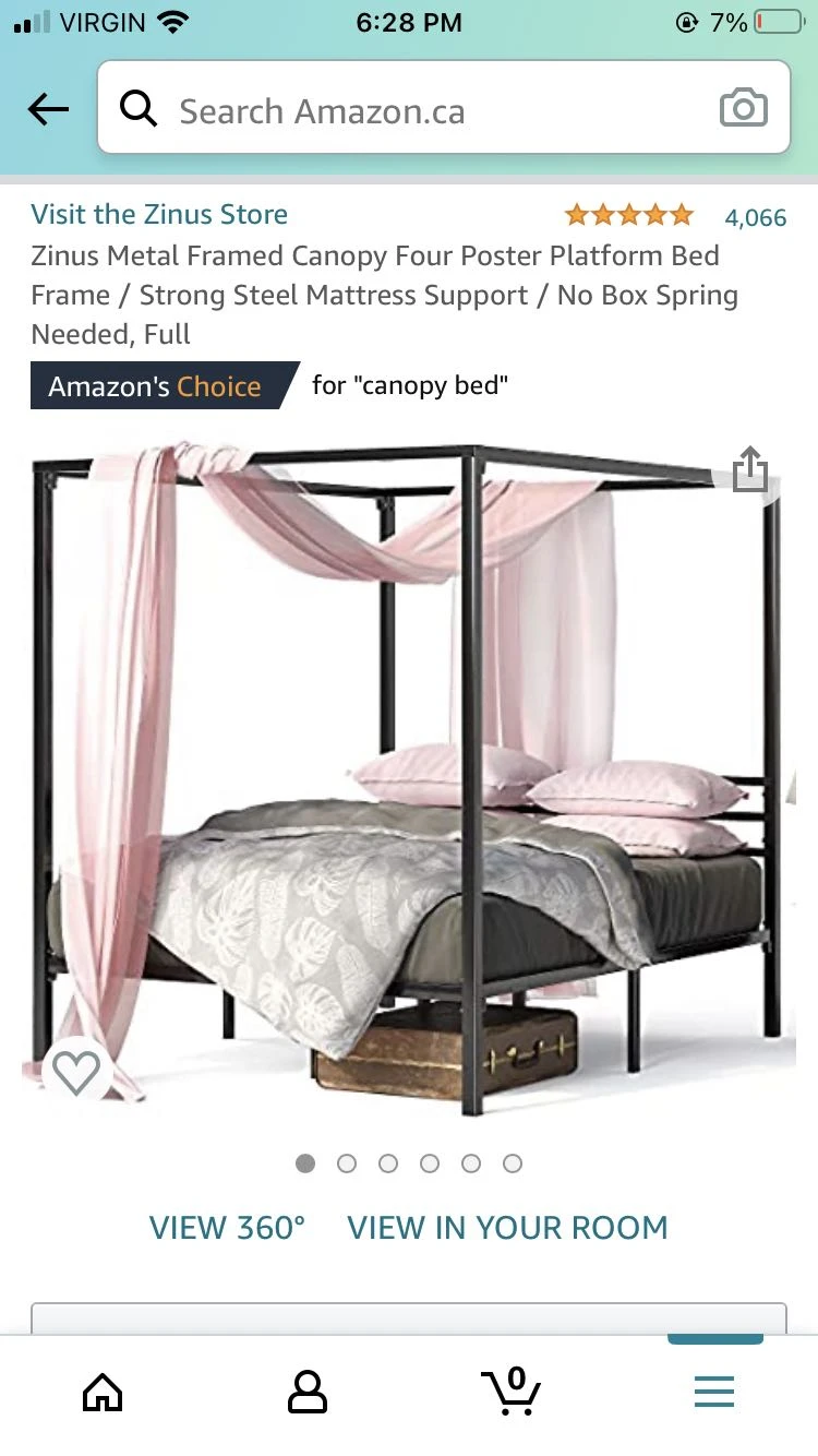 Canopy Bed Frame brand new