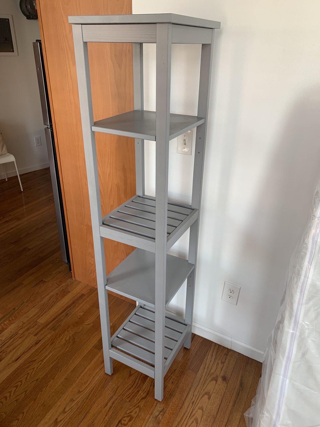 Square grey shelf 
