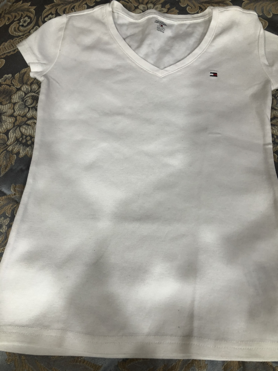 Xs tommy hillier  white t shirt - photo 3