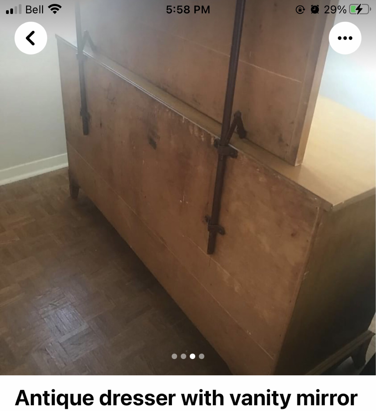 Antique Dresser with vanity mirror - photo 3