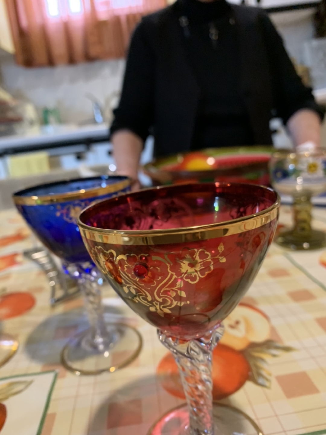 Vintage small wine glasses thumbnail