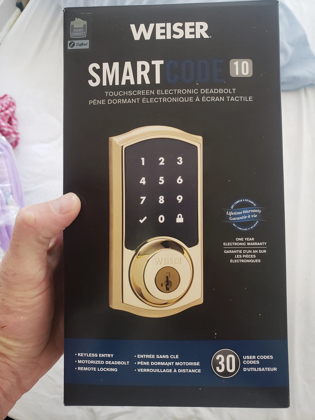 Brand New Weiser smartcode 10 lock