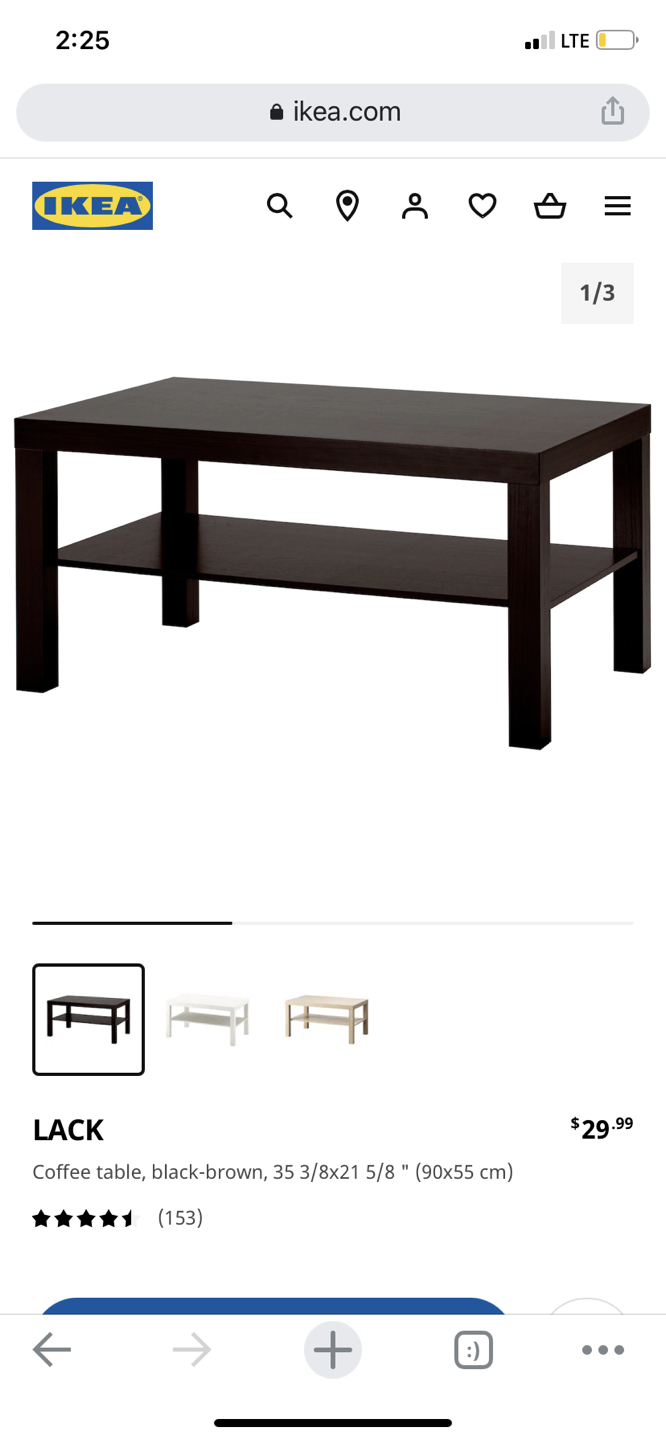 IKEA lack coffee table  - photo 5