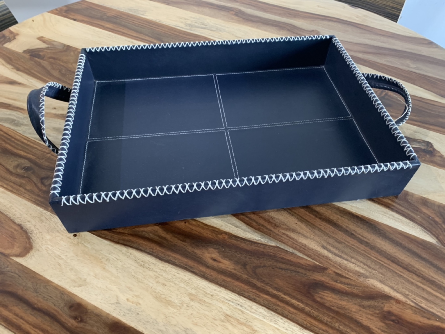  Blue Tray from genuine leather - new. Toronto 