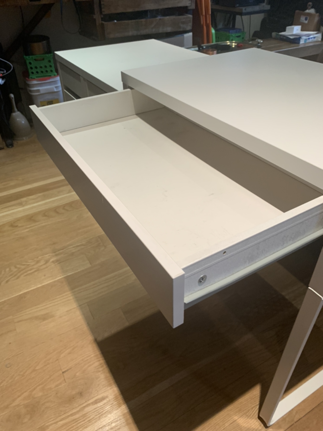IKEA Micke Desk and File Cabinets - photo 5