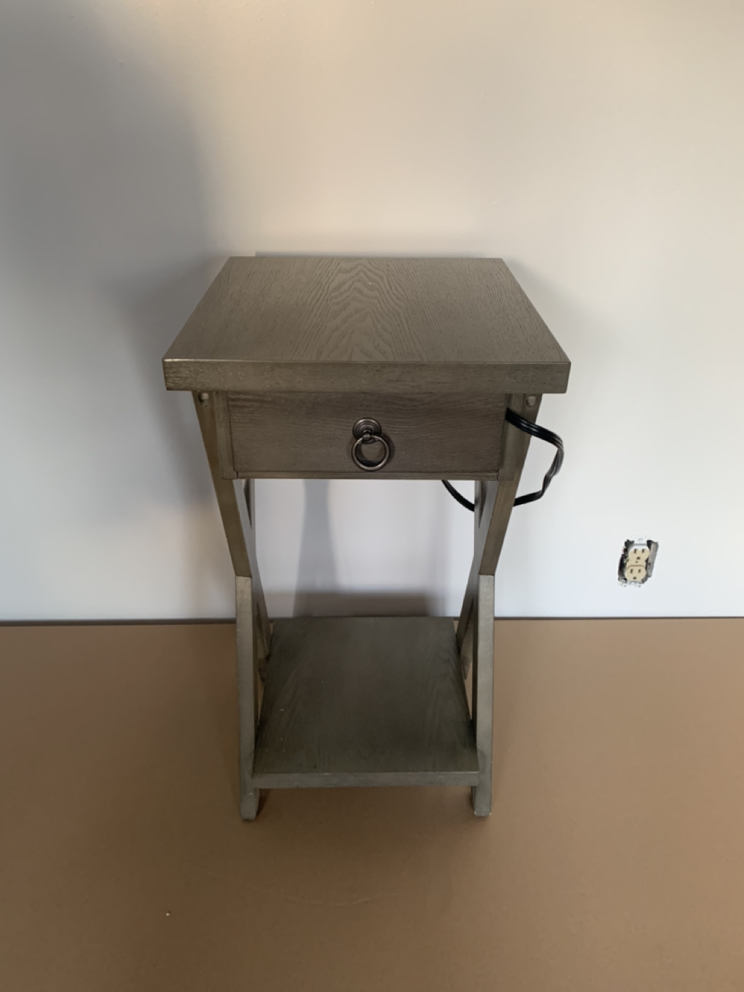 Night Stand with 2 USB and 2 outlets
