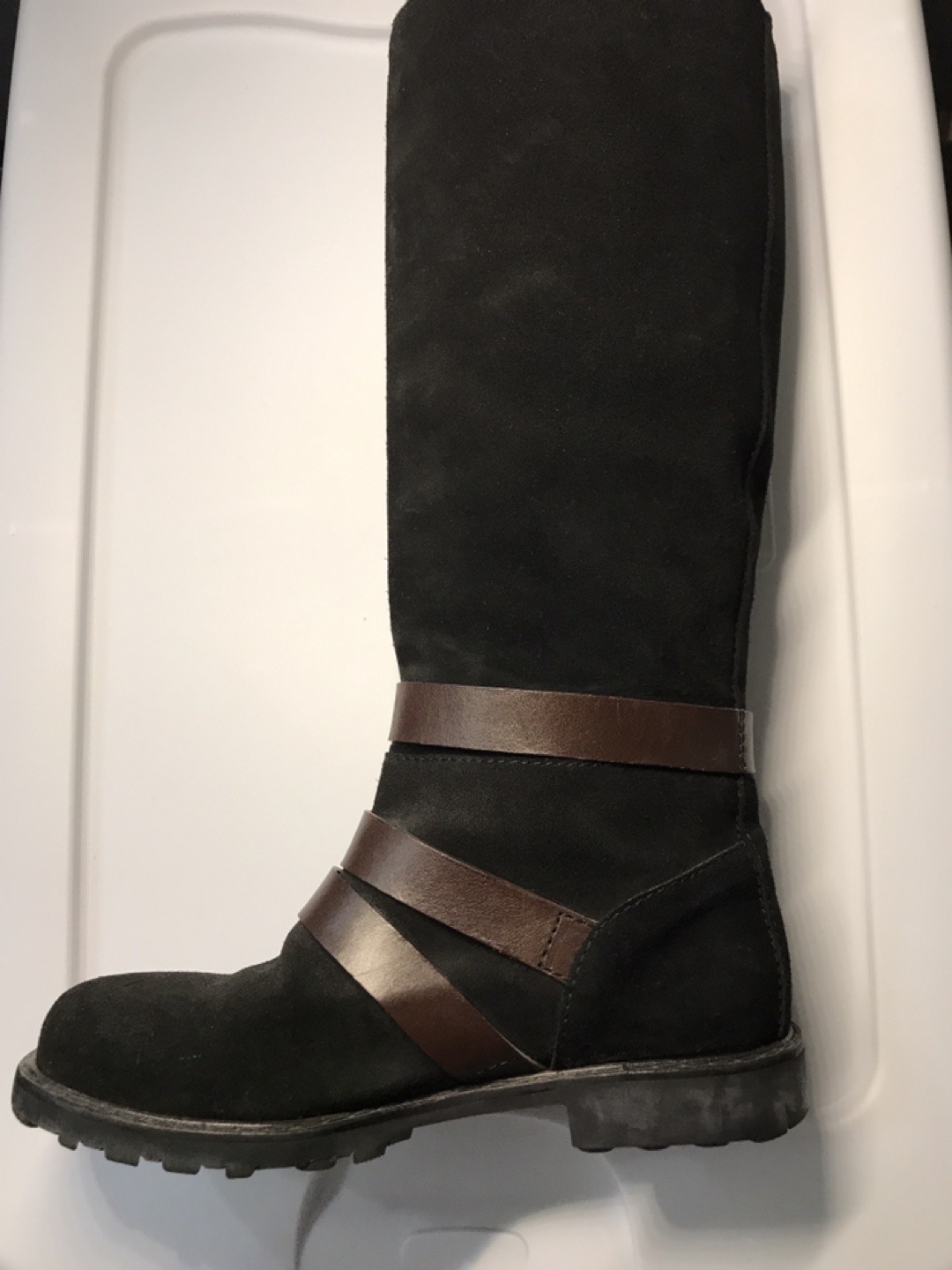 Love Moschino black suede riding boots, 36 - photo 2