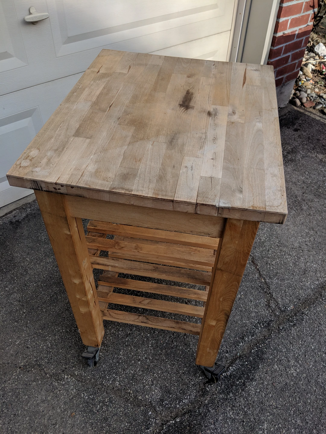 Ikea wooden kitchen cart - photo 3