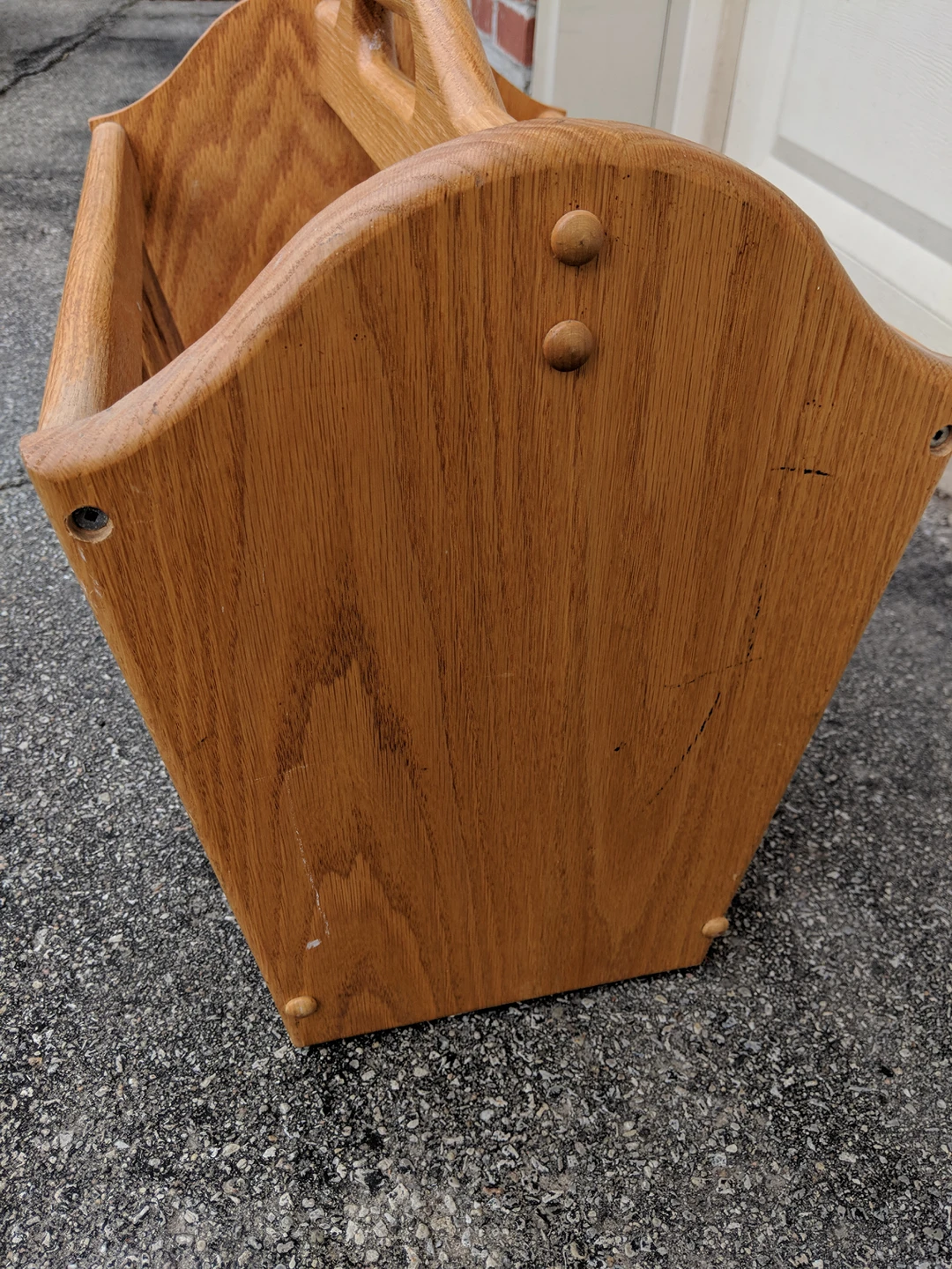 Solid wood magazine rack - photo 5