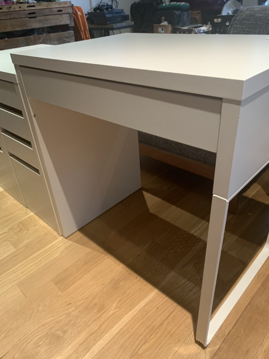 IKEA Micke Desk and File Cabinets - photo 2