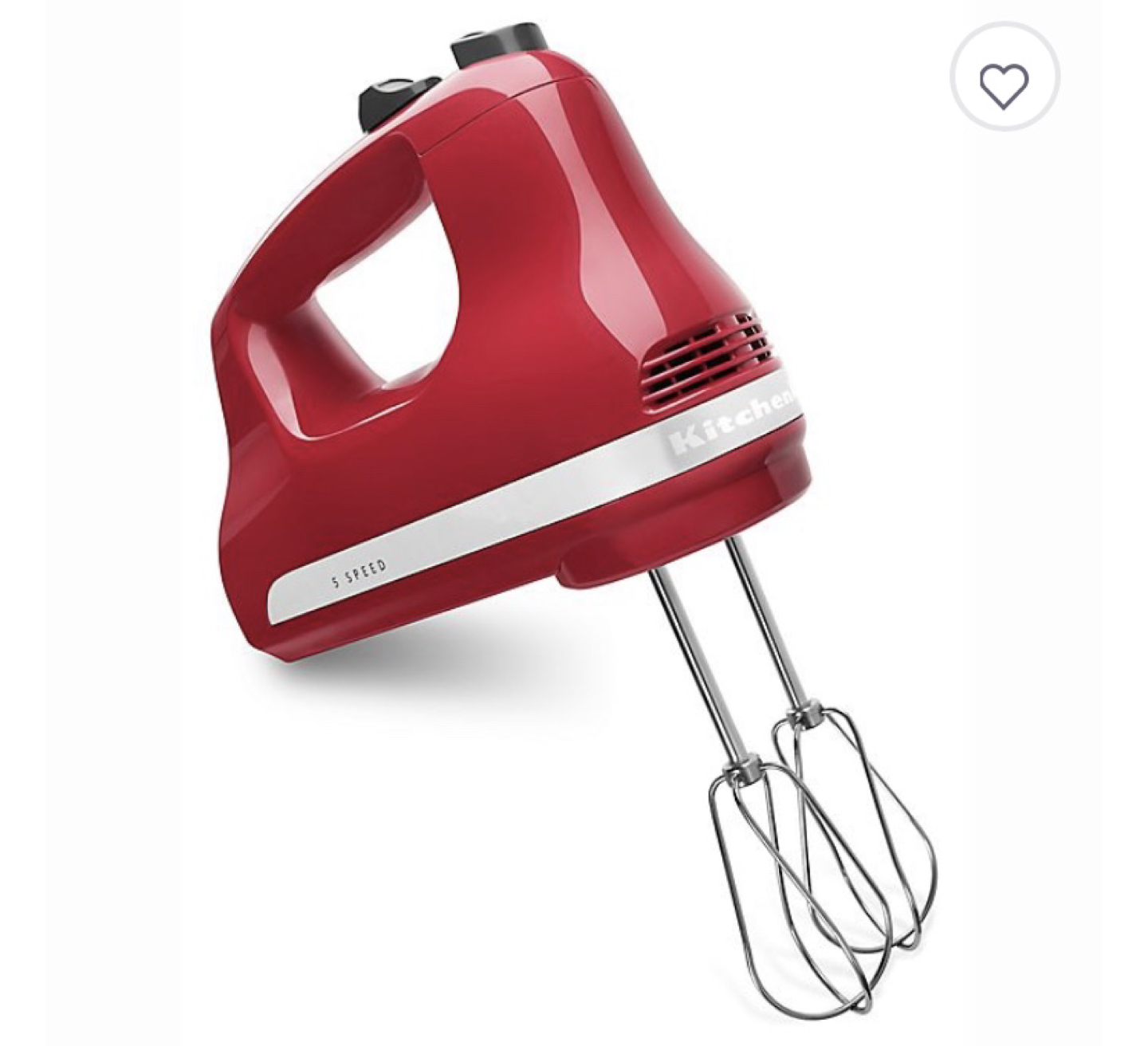 KitchenAid® 5-Speed Hand Mixer in Empire Red
