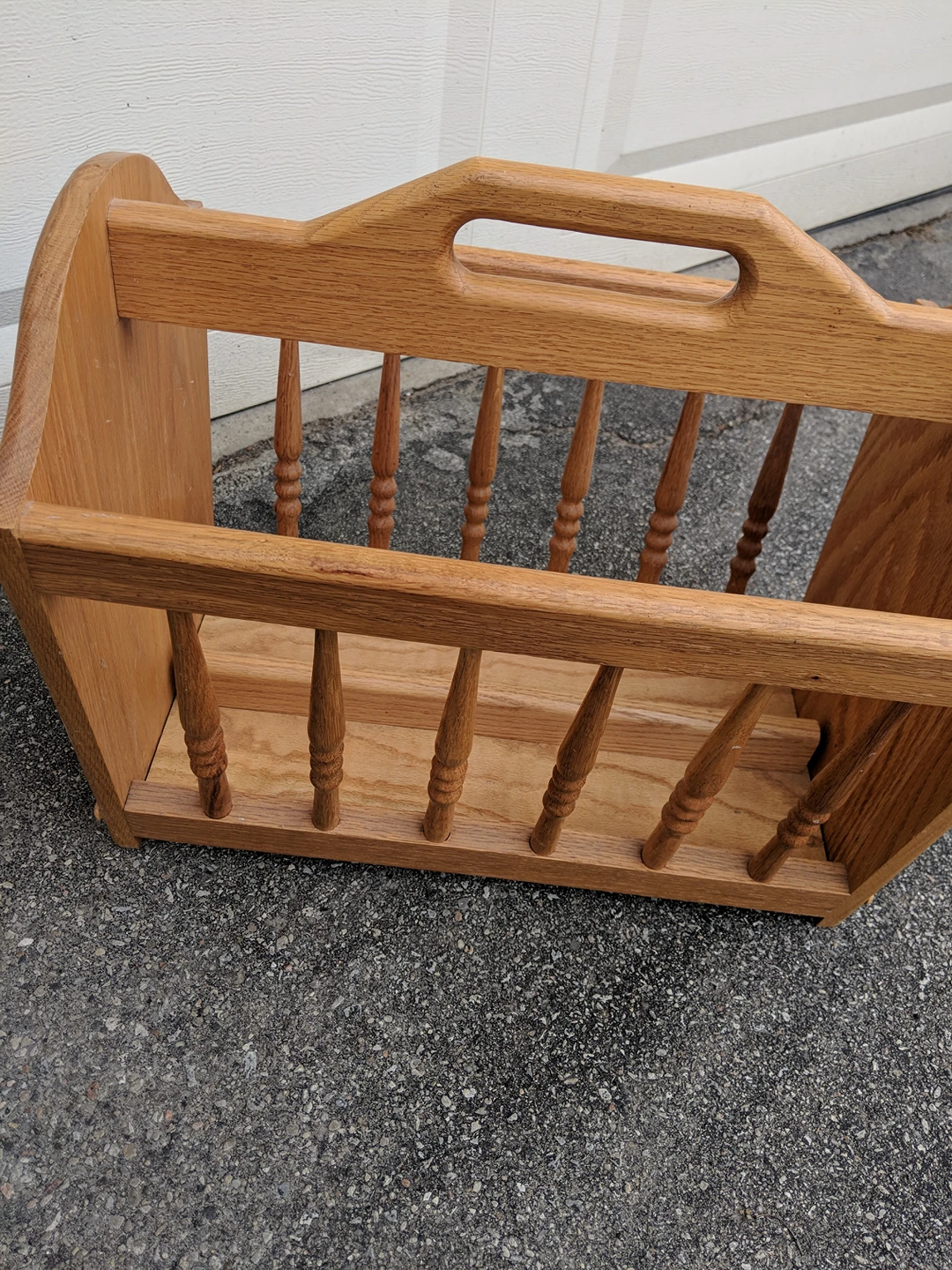 Solid wood magazine rack - photo 3