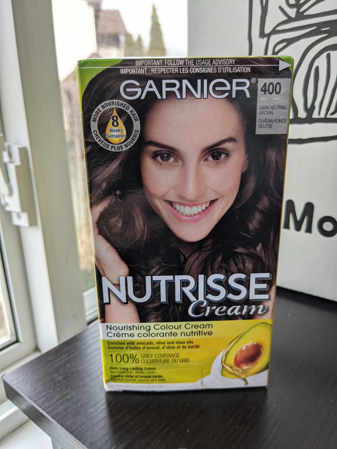 Hair dye - dark brown, permanent
