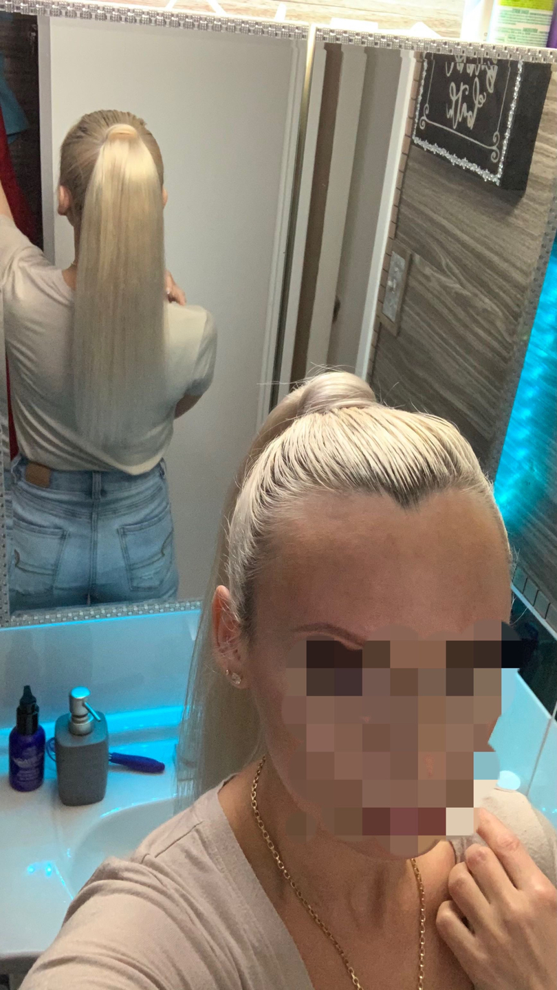 Real Human Hair 18" ponytail - photo 3