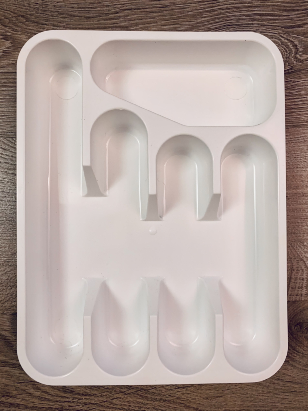 White Cutlery Tray