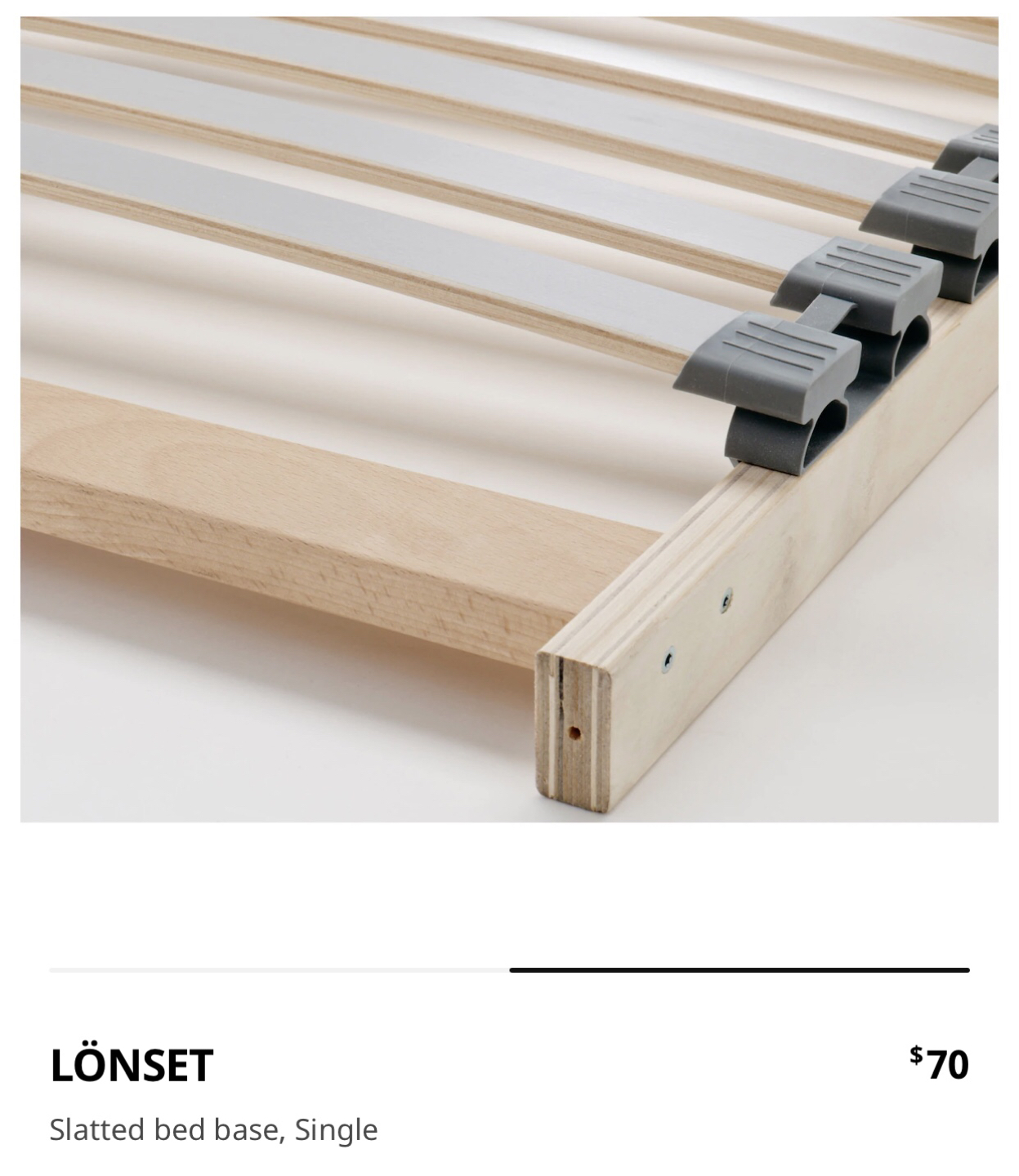 Slatted bed base-Twin - photo 2