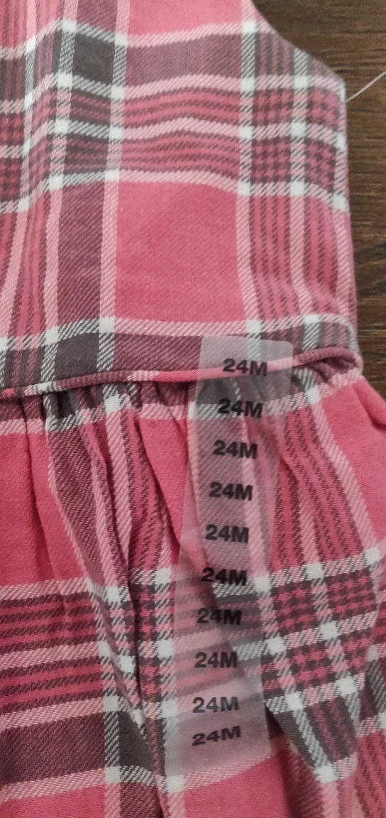 Ralph Lauren 24m baby plaid pink dress NWT - photo 3