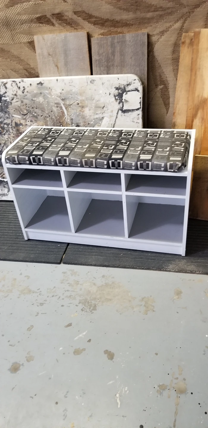shoe house bench