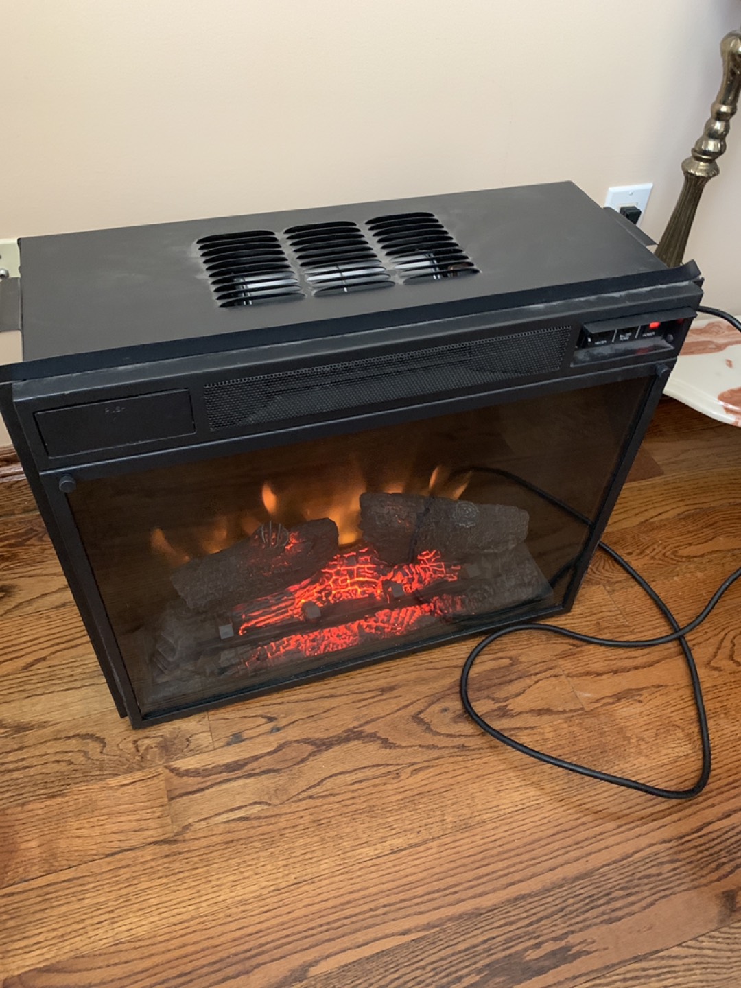 Electric heater with remote control