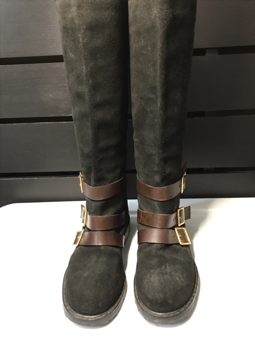 Love Moschino black suede riding boots, 36 - photo 3