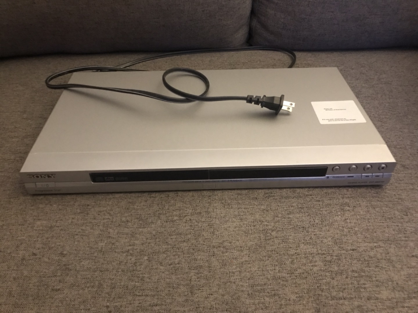 Sony DVD Player thumbnail