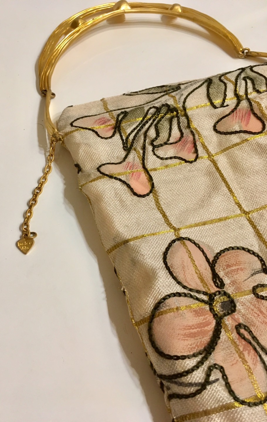 DOLCE VITA HANDLE JEWELRY EMBROIDERED BAG - photo 2