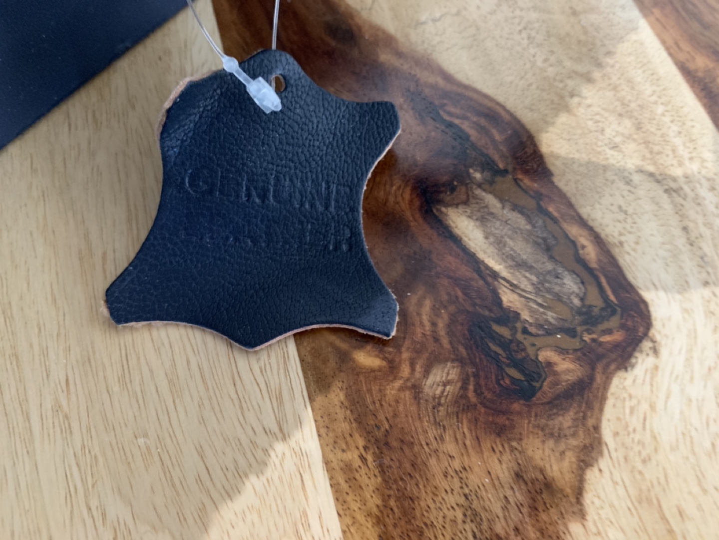  Blue Tray from genuine leather - new. Toronto  - photo 3