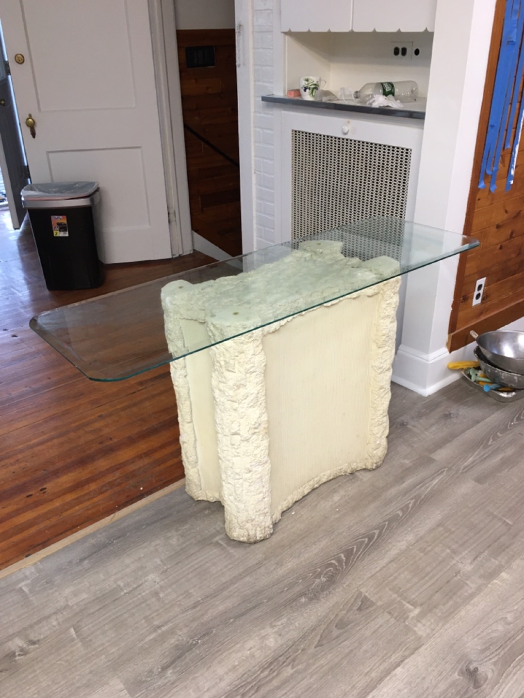 Glass top table  - photo 2