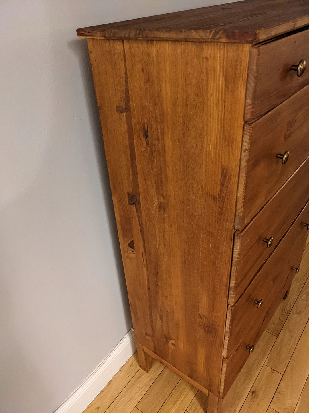 5 Drawer Tallboy Dresser (Upgraded Ikea Tarva) - photo 4