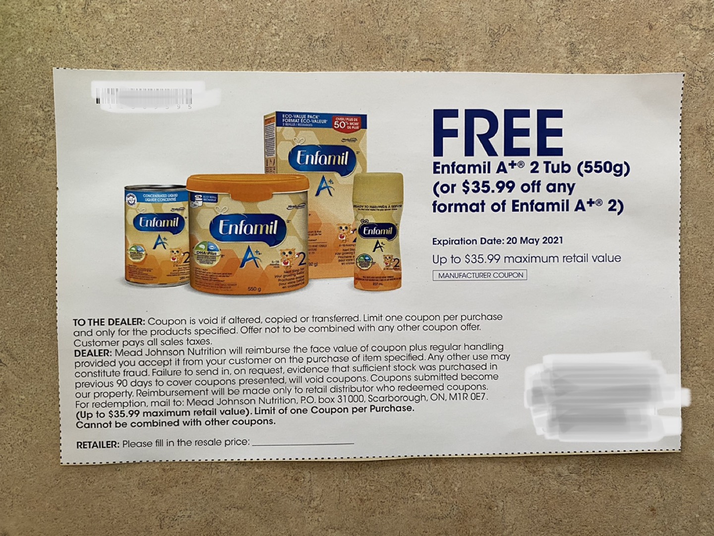 Enfamil Formula Coupon #IWD