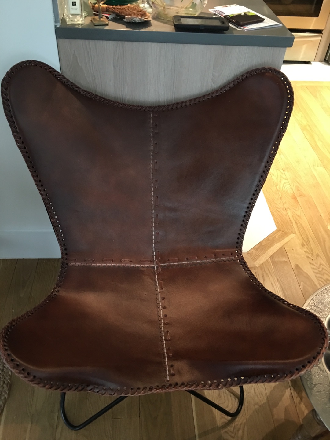 Leather Wing Chair