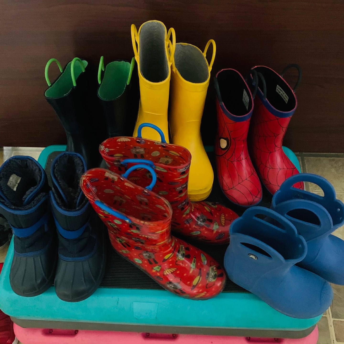 Kids boots & Sneakers  sizes varies from size 1 to size 3