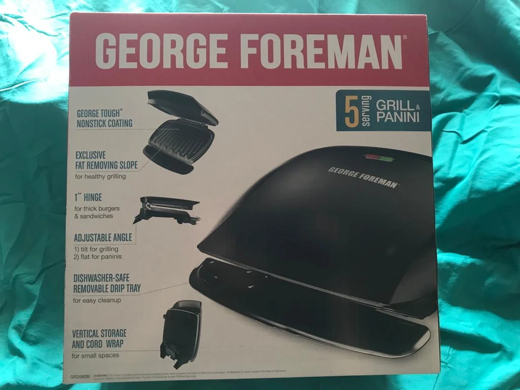 George Forman 5-Serving Grill & Panini