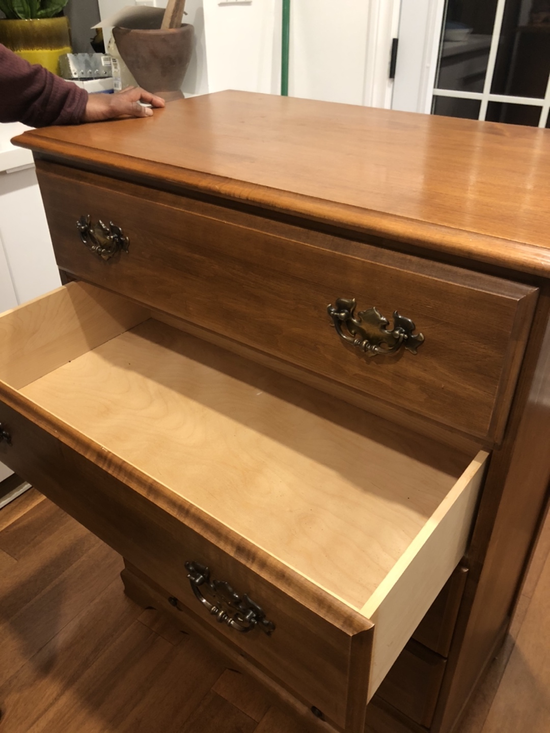 Antique 5 drawer dresser chest image indicator(3)