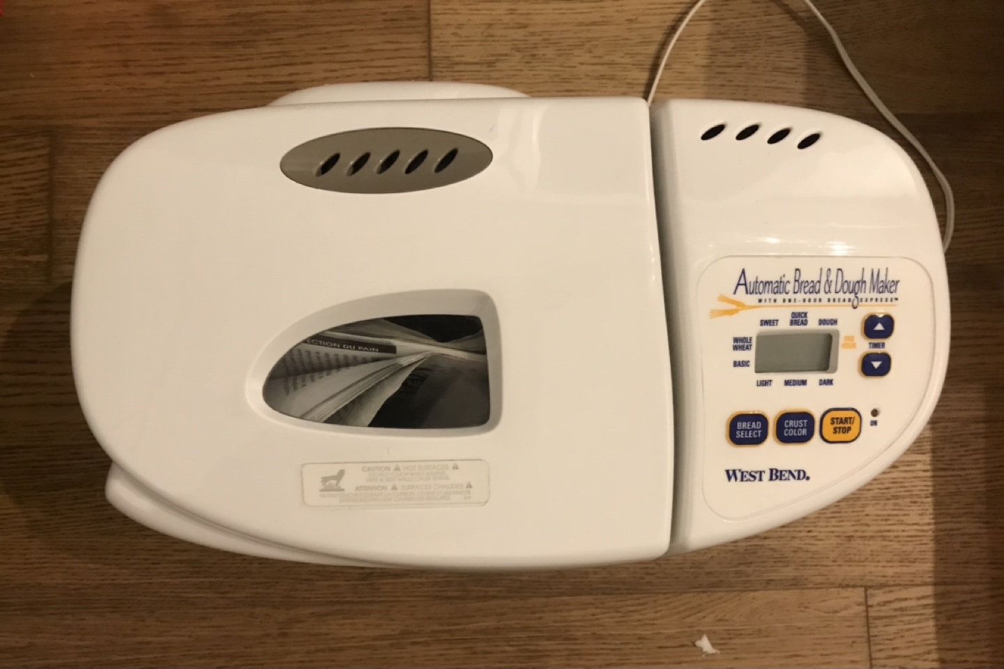 West Bend Automatic Bread & Dough Maker  Model 41065 thumbnail