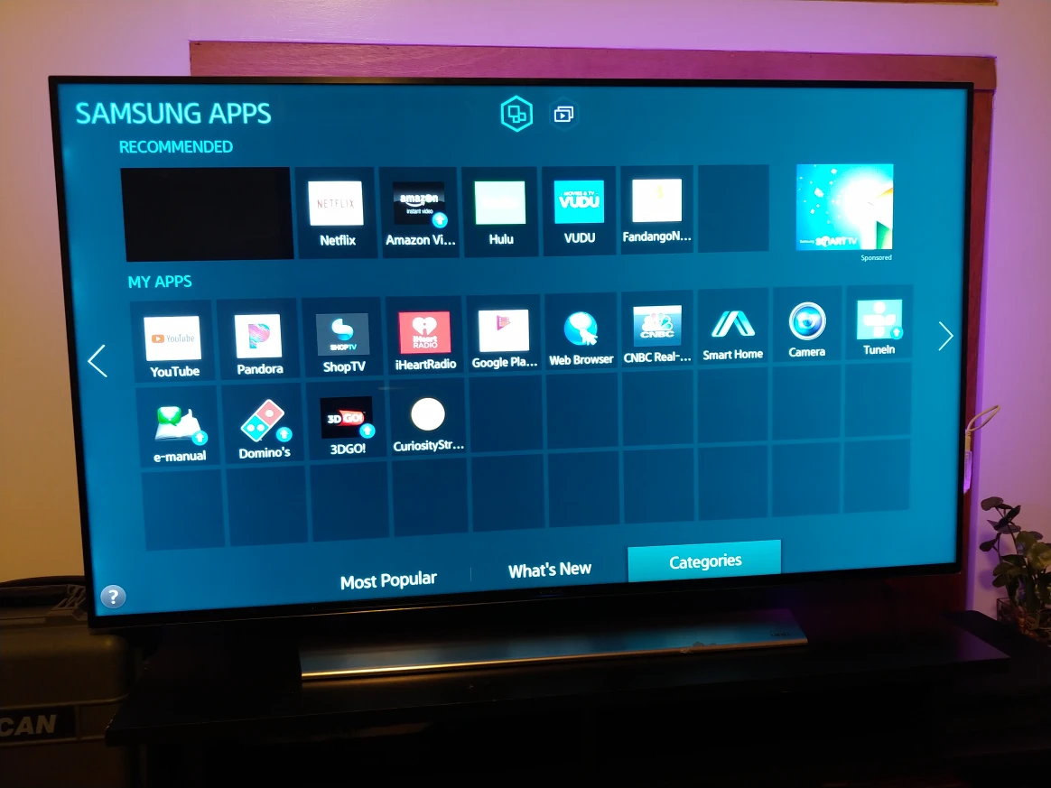 50" TV Samsung Model: UN50HU
