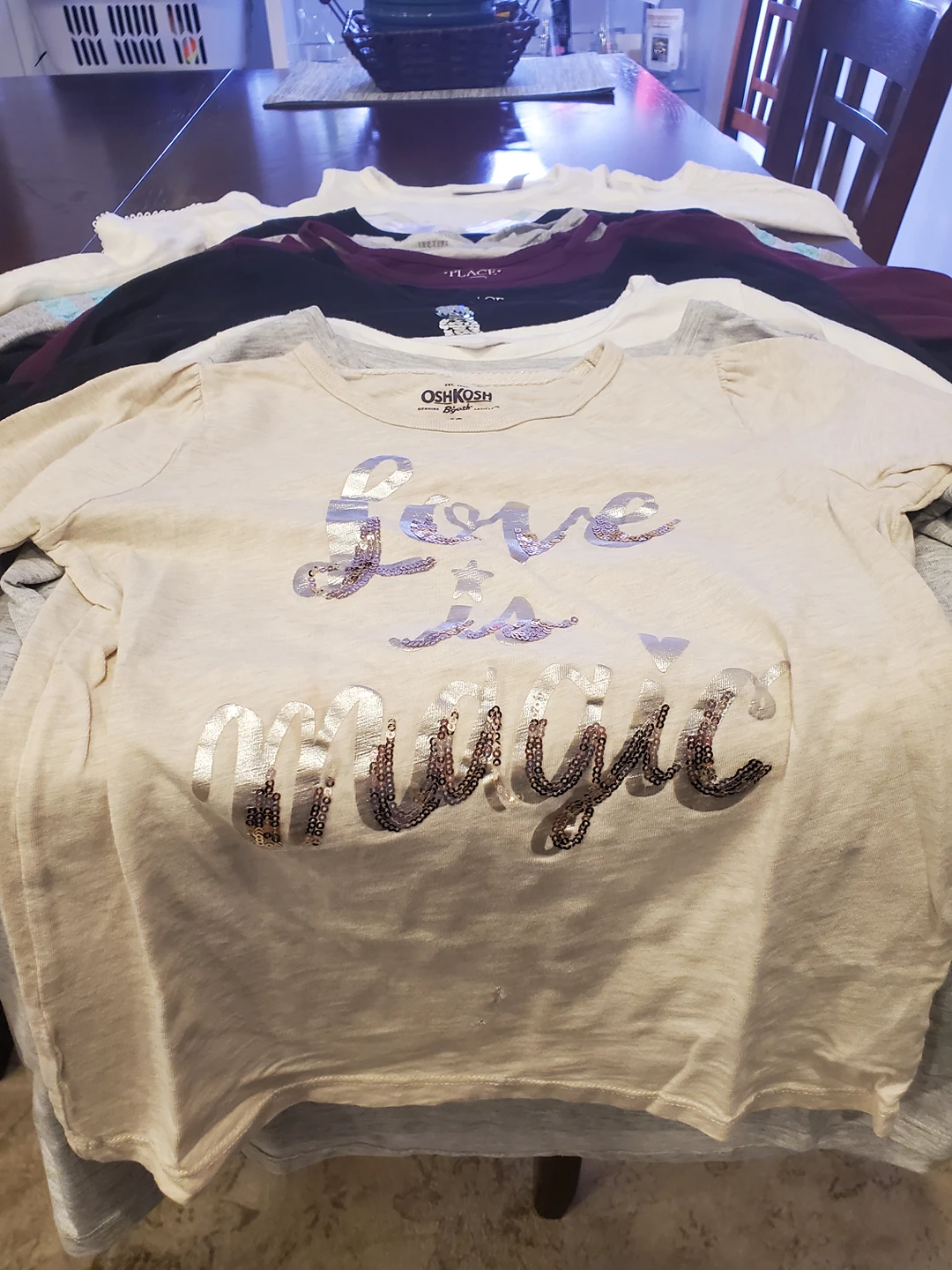 $4.00 each / 10 Girls long sleeve shirts size 10/12 - photo 2
