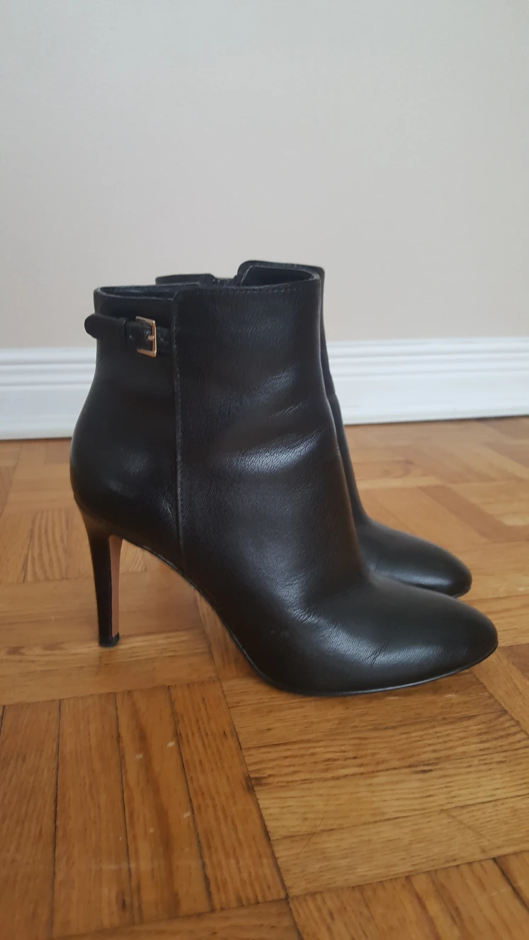 Nine West black boots thumbnail
