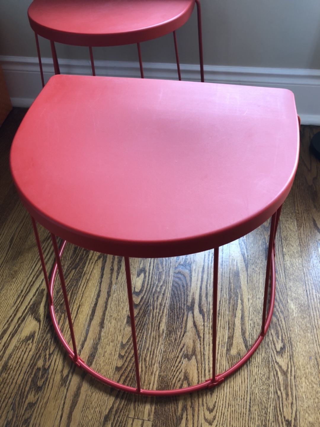 Side table/nightstand/stool X2