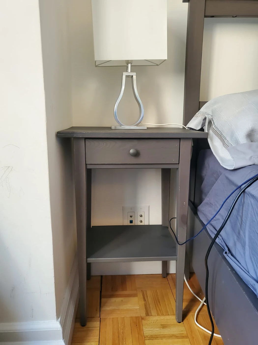 King size bed and night stand - photo 2