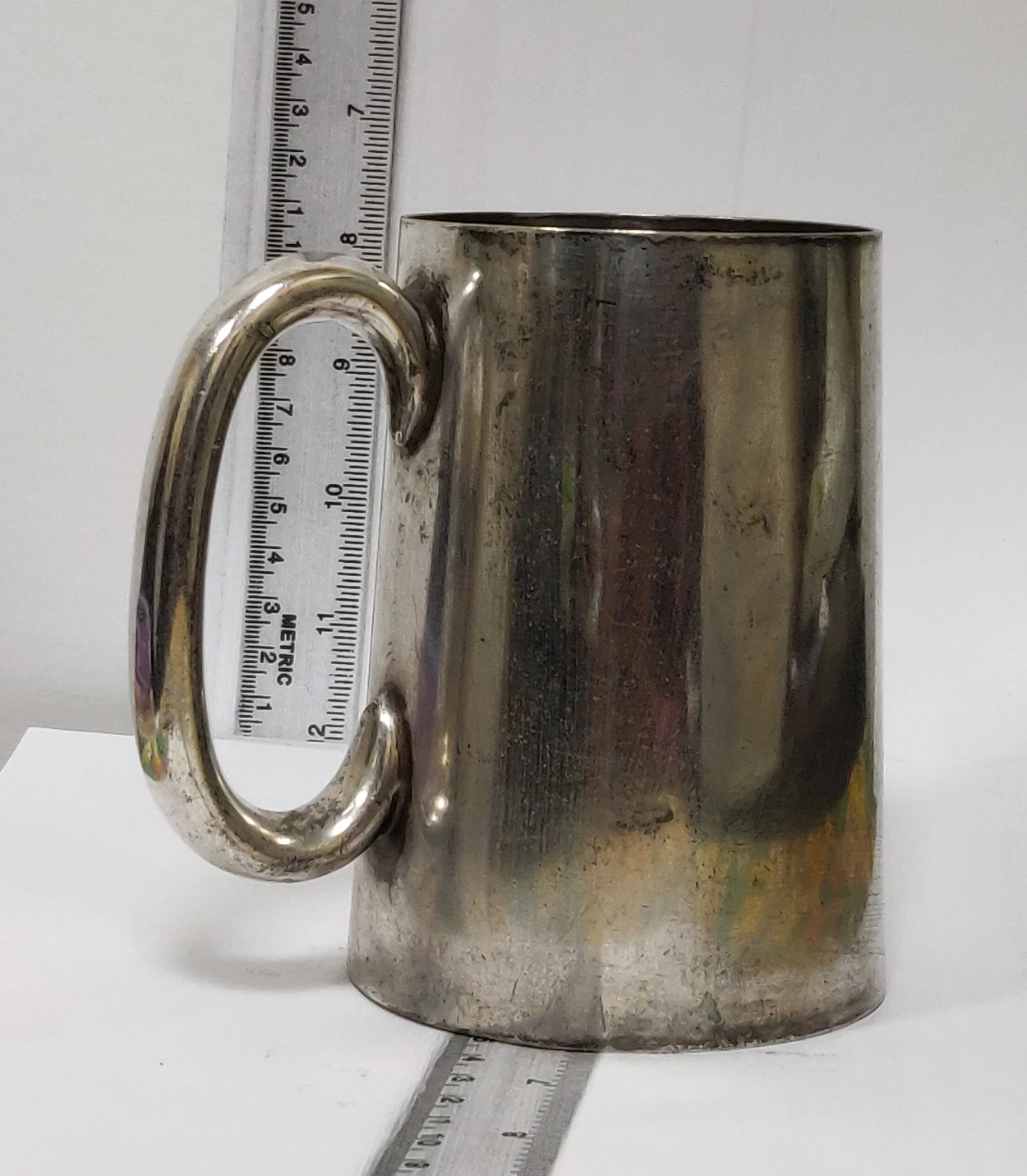 Vintage Silver Mug Pitcher 1950's