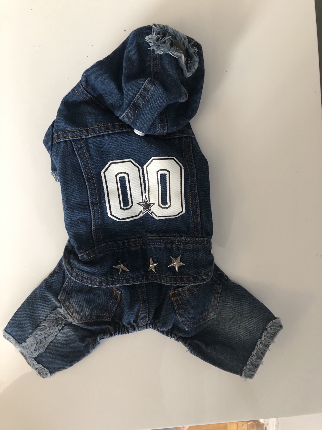Denim dog coat thumbnail