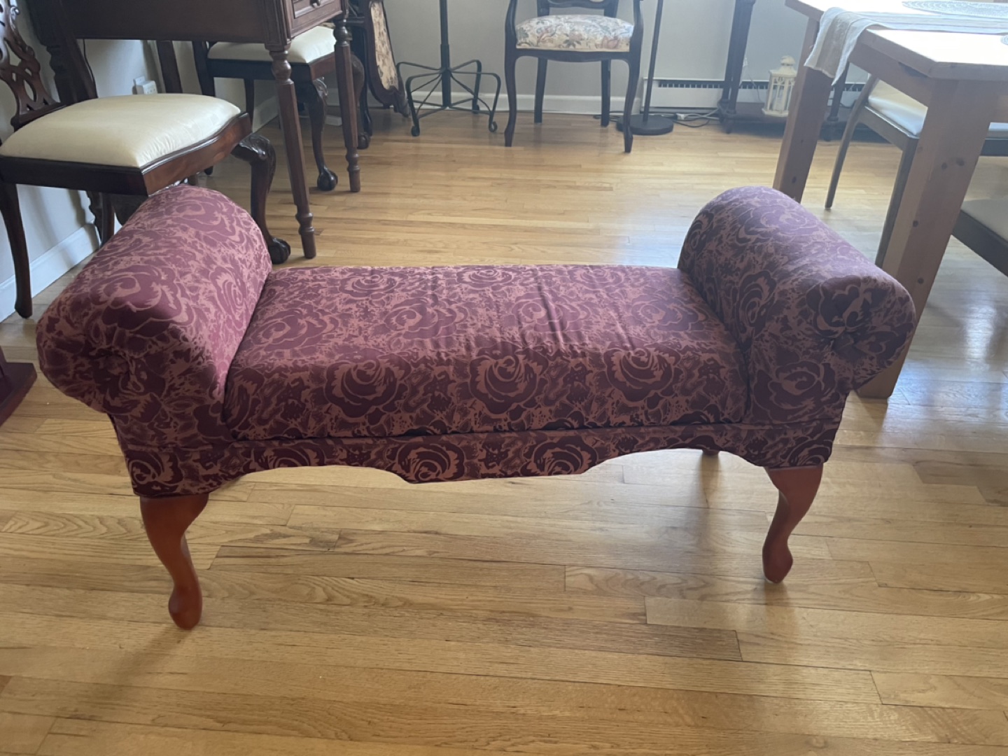 2 chairs ( 1 wide arm chair and 1 bench chair) - photo 2