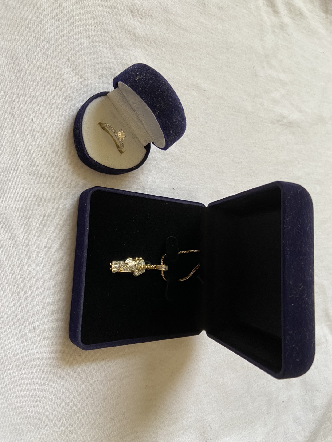 For Sale! Ring and Necklace box